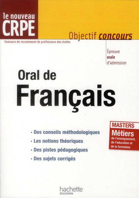 L'épreuve orale de français au nouveau CRPE