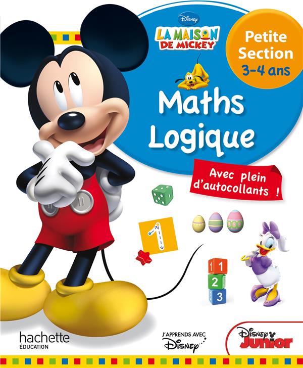 Mickey ; mathématiques-logique ; petite section ; 3/4 ans