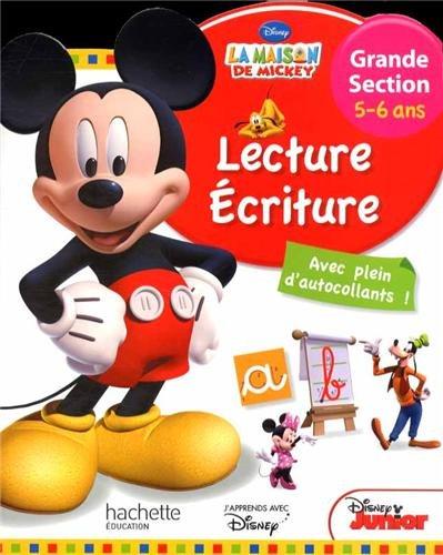 Mickey ; lecture-écriture ; grande section ; 5/6 ans