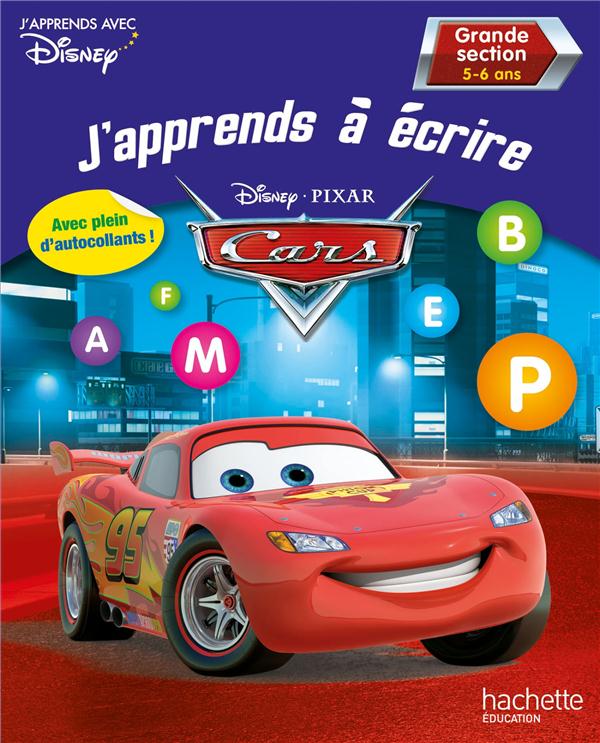 Cars : j'apprends à écrire ; grande section