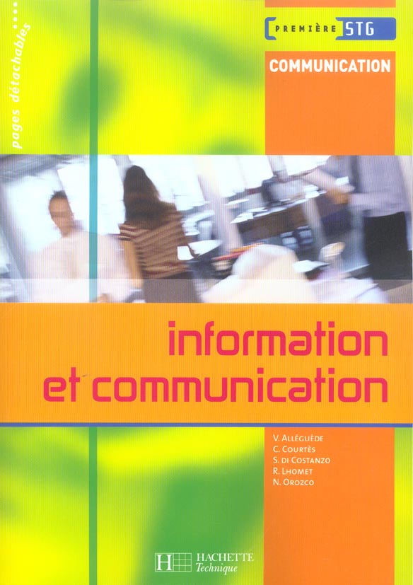 INFORMATION ET COMMUNICATION ; STG
