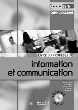 Information et communication 1ere stg communication - livre du professeur - edition 2005