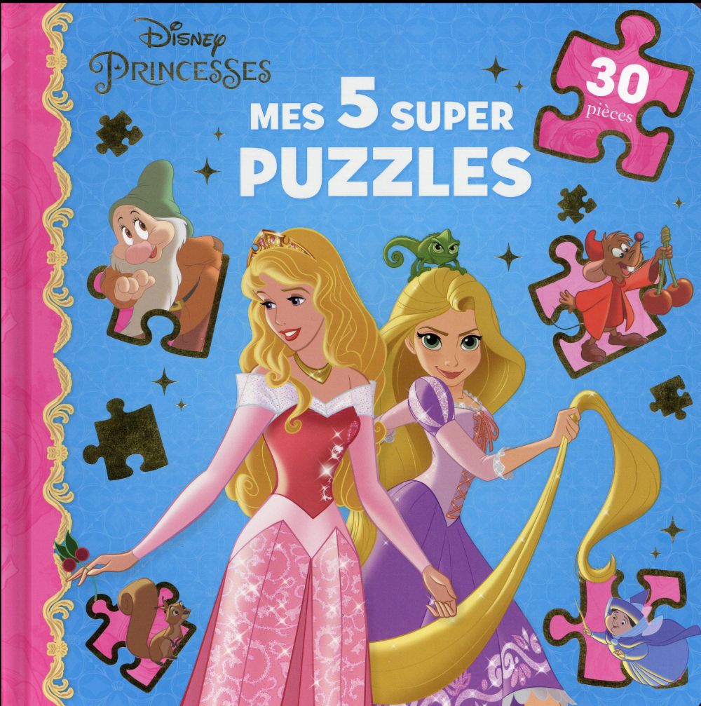 Princesses , mes 5 supers puzzles