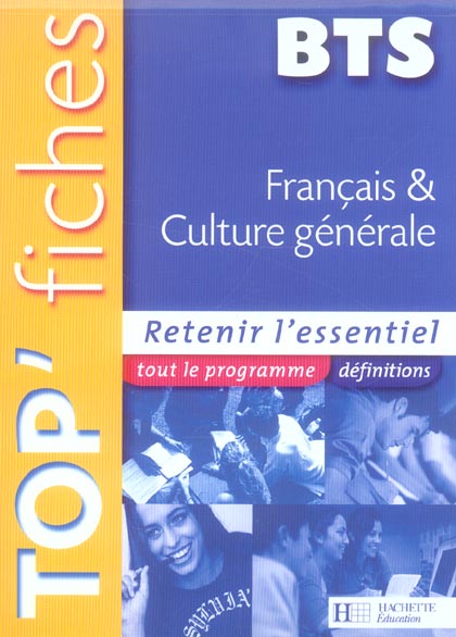 TOP'FICHES : français et culture générale ; BTS