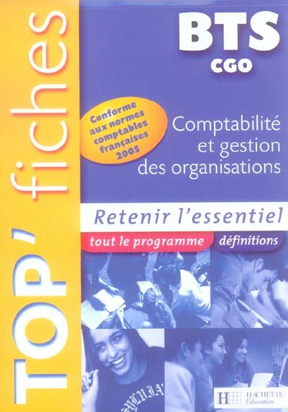 COMPTABILITE  ET GESTION DES ORGANISATIONS
