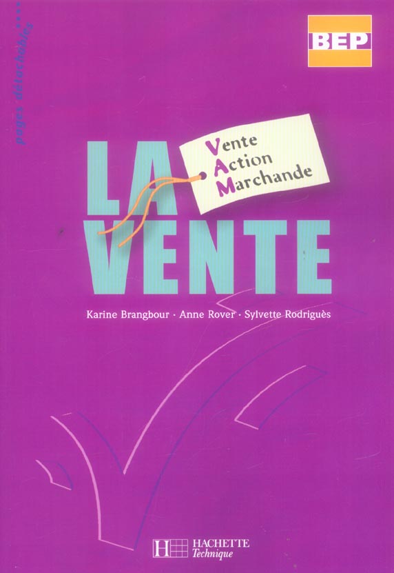 Bep vente action marchande (vam) ; la vente