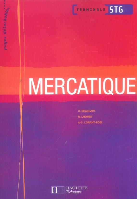 Mercatique term. stg - livre eleve - ed.2006