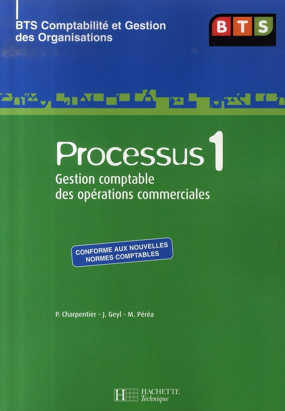 Processus 1 ; bts cgo ; livre de l'élève