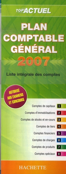 Plan comptable général (édition 2007)