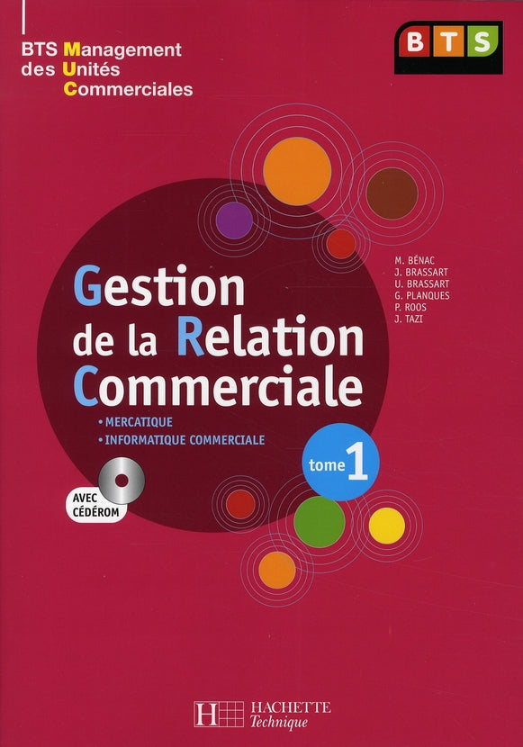 Grc1 ; BTS muc ; livre de l'élève + cd