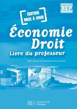Economie droit terminale bep - livre professeur - edition2008