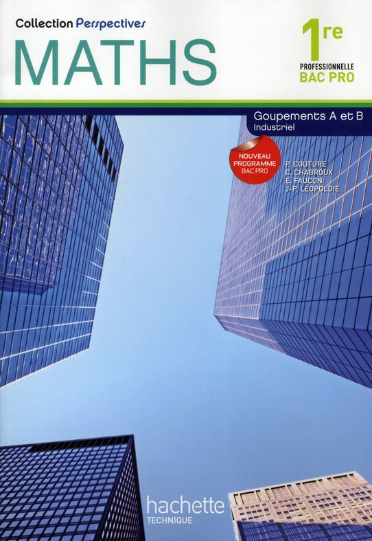 Perspectives : mathématiques ; 1ère professionnelle bac pro ; groupements A et B industriel ; livre de l'élève (édition 2010)