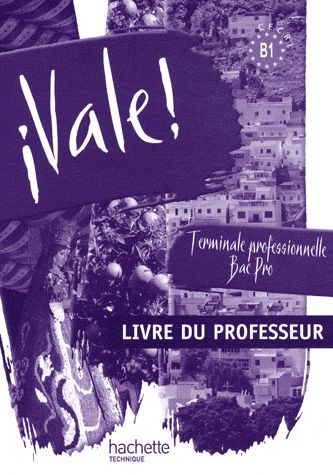 VALE : terminale pro ; livre du professeur