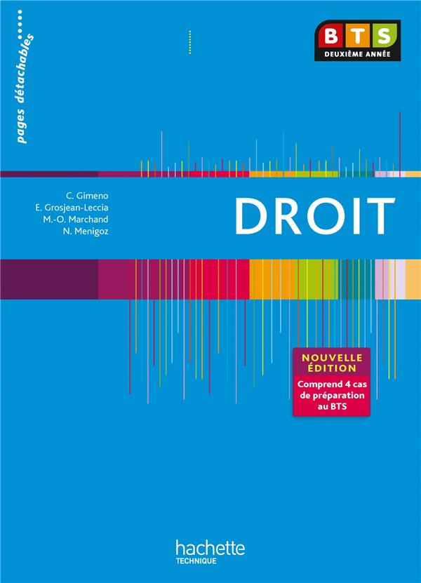 En situation : droit ; BTS 2e année ; livre de l'élève