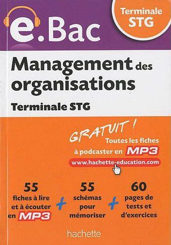 E.BAC : management ; terminale STG