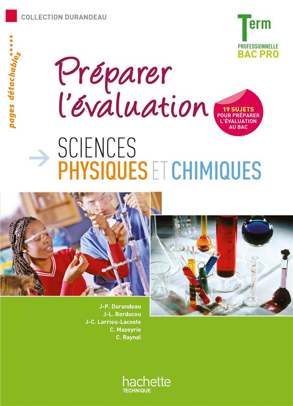 Sciences physiques et chimiques ; terminale pro ; livre de l'élève