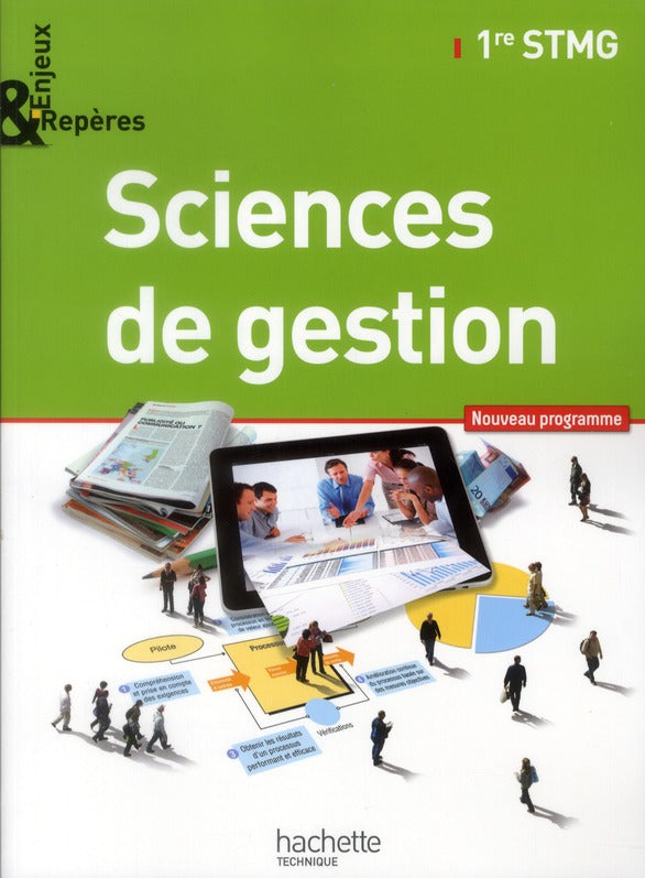 Enjeux et repères : sciences de gestion ; 1ères STMG ; livre de l'élève (édition 2012)