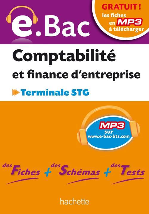 E.bac - comptabilite et finance d'entreprise terminale stg