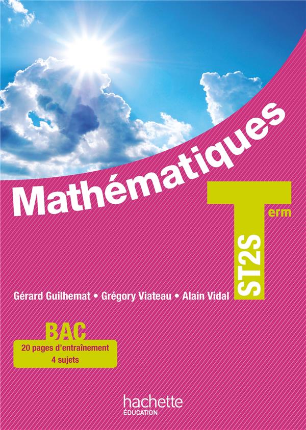 Mathématiques ; terminale ST2S ; livre de l'élève