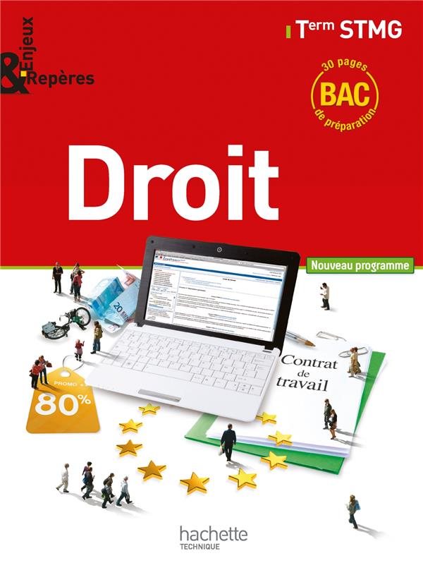 En situation : droit ; terminale STMG ; livre de l'élève