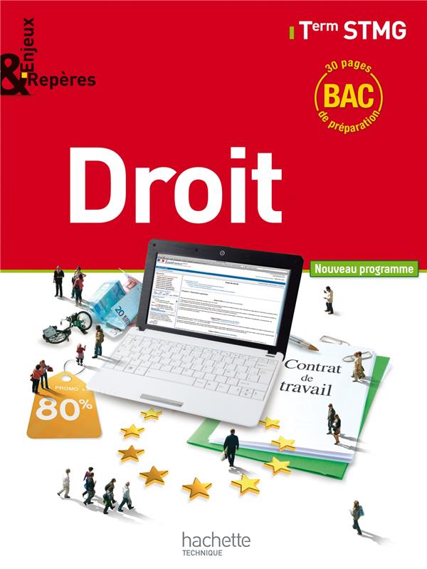 Enjeux et repères : droit ; terminale STMG ; livre de l'élève