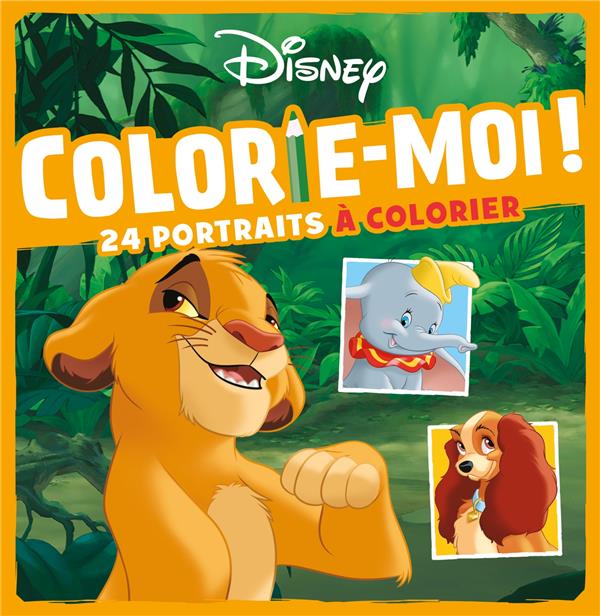 Colorie-moi ! animaux ; 24 portraits à colorier