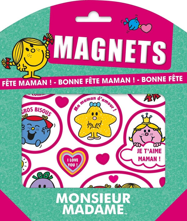 Monsieur Madame - magnets - bonne fête maman