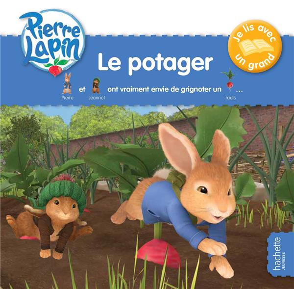 Pierre Lapin ; je lis avec un grand ; le potager