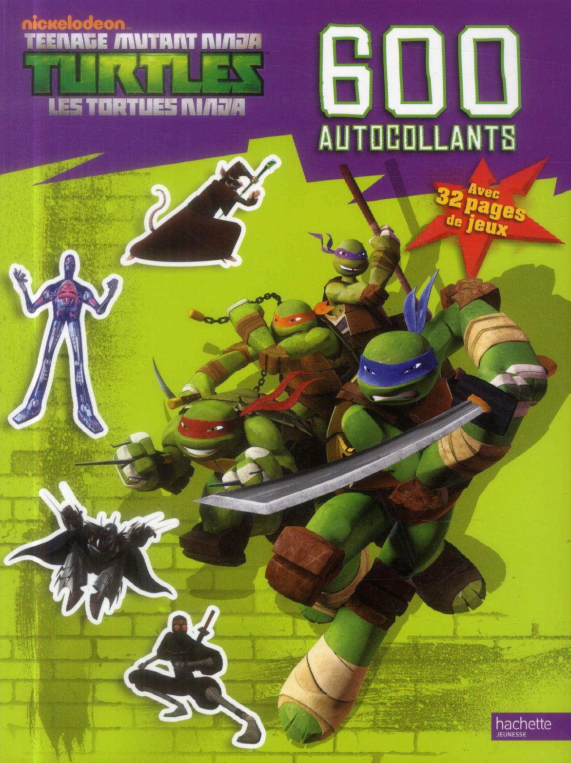 Teenage Mutant Ninja Turtles ; les Tortues Ninja : 600 autocollants