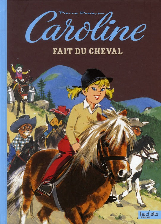 Caroline fait du cheval