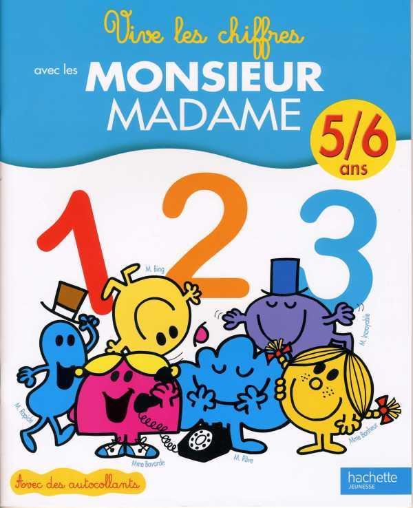 Apprends les chiffres avec les Monsieur Madame