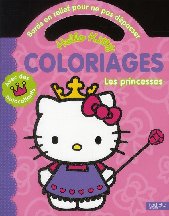 Hello Kitty : coloriages pour ne pas dépasser ; les princesses
