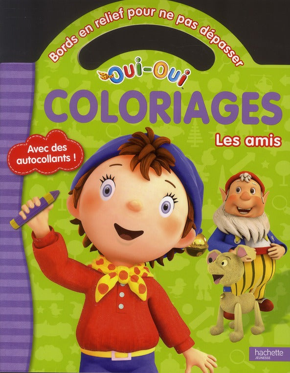 Coloriage pour ne pas dépasser ; les amis