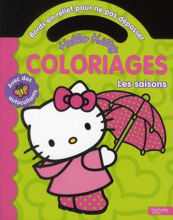 Hello Kitty : coloriages pour ne pas dépasser ; les saisons