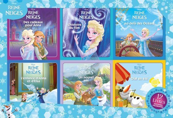 La Reine des Neiges : coffret 12 livres