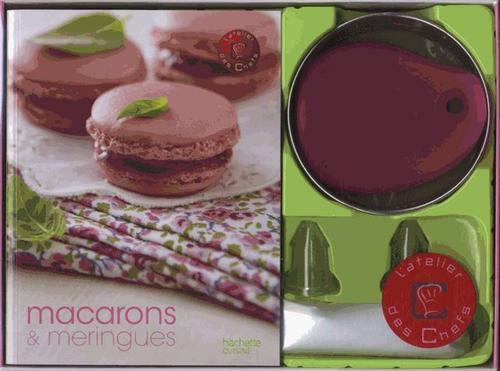 Macarons et meringues ; coffret