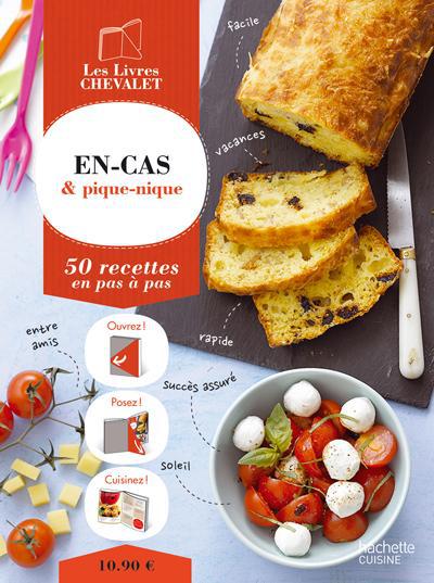 En-cas & pique-nique ; 50 recettes en pas à pas