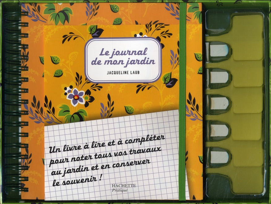 Le journal de mon jardin ; coffret