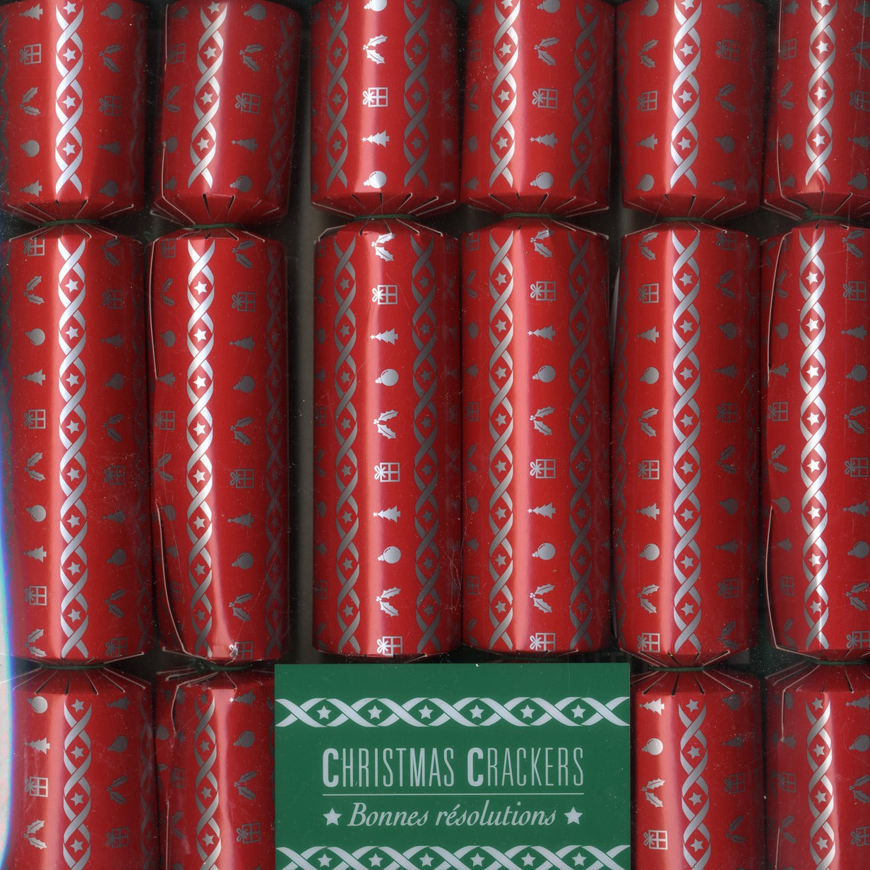 Christmas crackers ; bonnes résolutions ; coffret