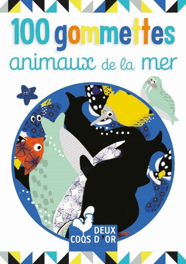 GOMMETTES : 100 petites gommettes ; animaux de la mer