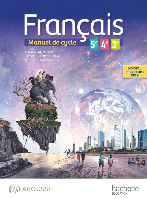 Français ; 5ème/4ème/3ème ; livre de l'élève