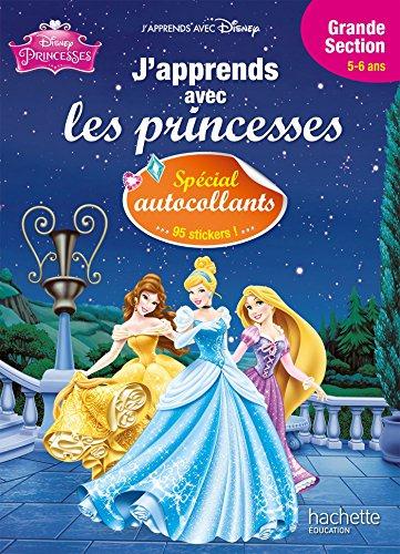 J'apprends avec les princesses ; GS ; p'tits autocollants