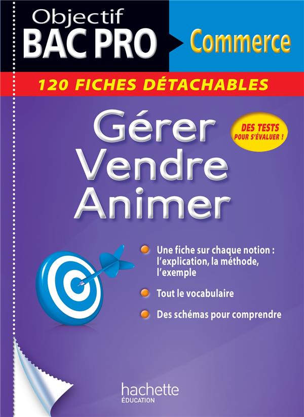 Objectif Bac Pro : commerce ; fiches