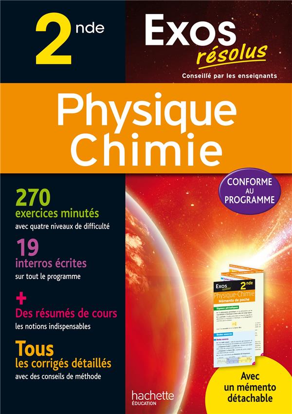 Exos résolus : physique-chimie ; 2nde