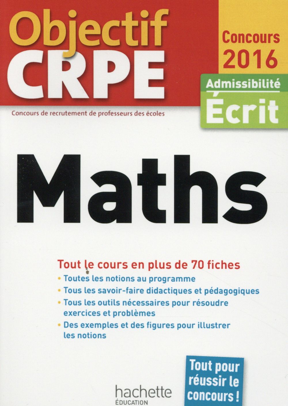 Objectif CRPE : maths ; fiches