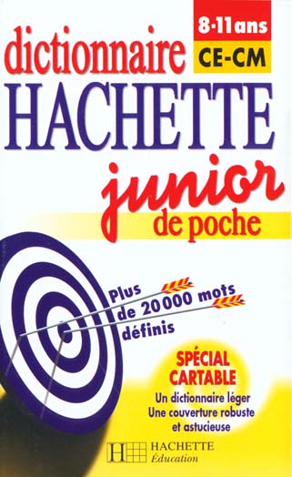 Dictionnaire Hachette junior de poche ; CE/CM ; 8/11 ans