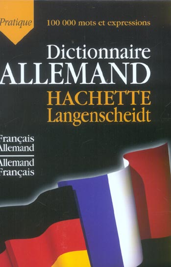 Dictionnaire allemand hachette langenscheidt