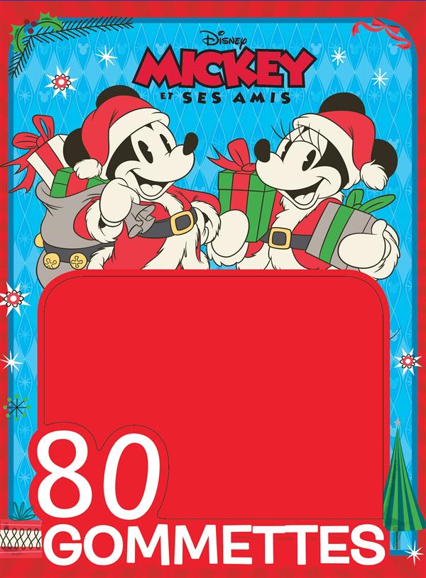 Mickey et ses amis : spécial Noël ; 80 gommettes