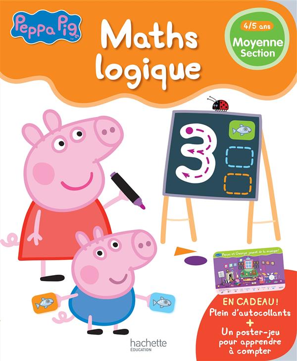 PEPPA PIG : mathématiques ; moyenne section ; 4/5 ans