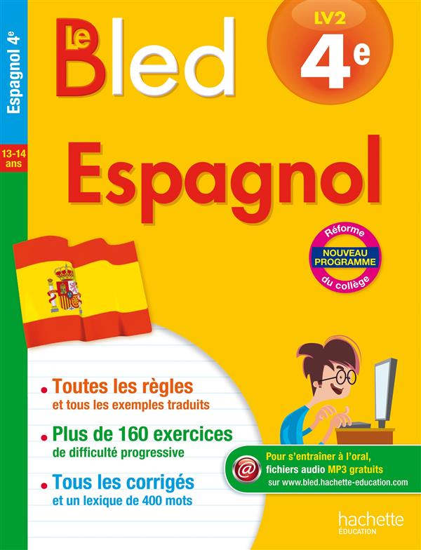 CAHIERS BLED : espagnol ; 4ème